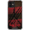 Nightmare on Elm Street Freddy Krueger Scratch iPhone 12 Clear Case