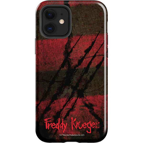Nightmare on Elm Street Freddy Krueger Scratch iPhone 12 Impact Case