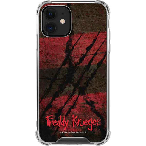 Nightmare on Elm Street Freddy Krueger Scratch iPhone 12 Mini Clear Case