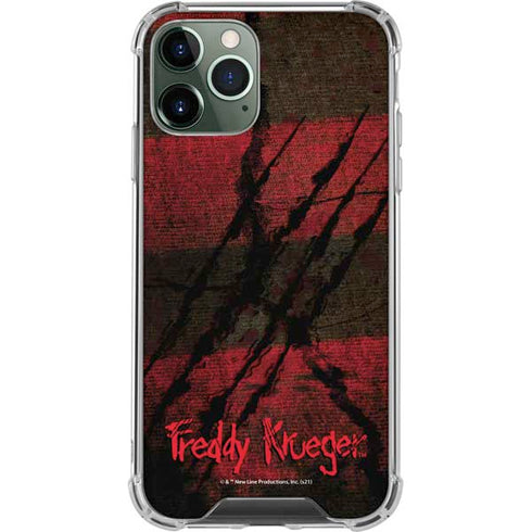 Nightmare on Elm Street Freddy Krueger Scratch iPhone 12 Pro Clear Case