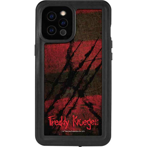 Nightmare on Elm Street Freddy Krueger Scratch iPhone 12 Pro Max Waterproof Case