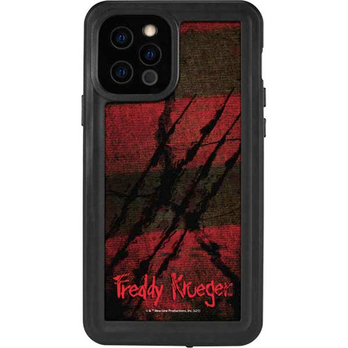 Nightmare on Elm Street Freddy Krueger Scratch iPhone 12 Pro Waterproof Case
