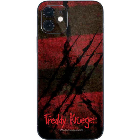 Nightmare on Elm Street Freddy Krueger Scratch iPhone 12 Skin