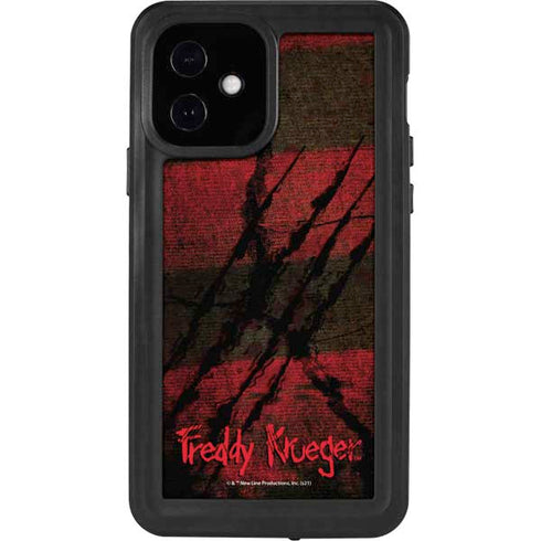Nightmare on Elm Street Freddy Krueger Scratch iPhone 12 Waterproof Case
