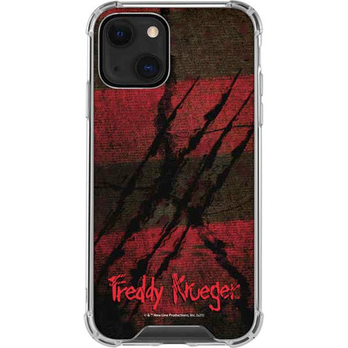 Nightmare on Elm Street Freddy Krueger Scratch iPhone 13 Mini Clear Case