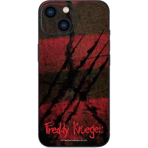 Nightmare on Elm Street Freddy Krueger Scratch iPhone 13 Mini Skin