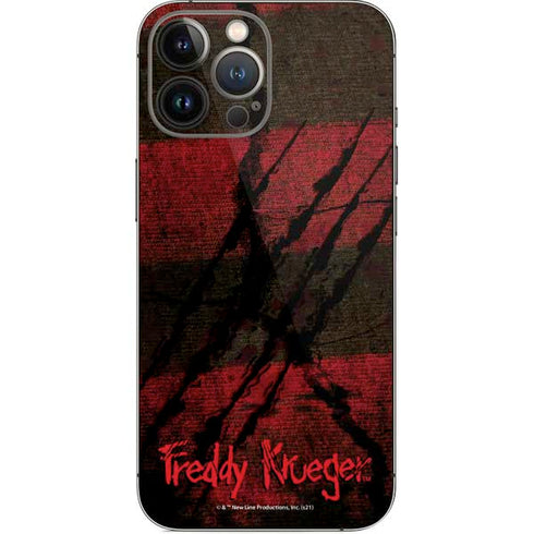 Nightmare on Elm Street Freddy Krueger Scratch iPhone 13 Pro Max Skin