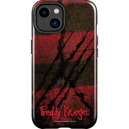 Nightmare on Elm Street Freddy Krueger Scratch iPhone 14 Plus Impact Case