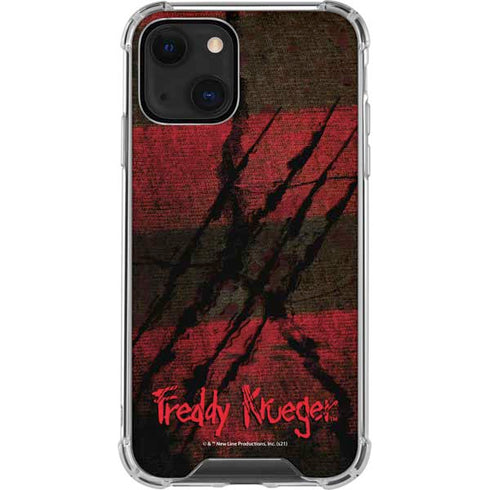 Nightmare on Elm Street Freddy Krueger Scratch iPhone 14 Plus Clear Case