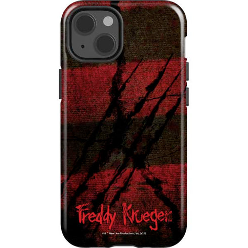 Nightmare on Elm Street Freddy Krueger Scratch iPhone 15 Impact Case