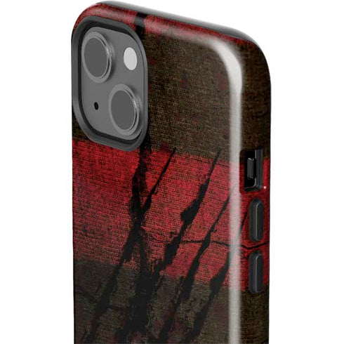 Nightmare on Elm Street Freddy Krueger Scratch iPhone 14 Impact Case
