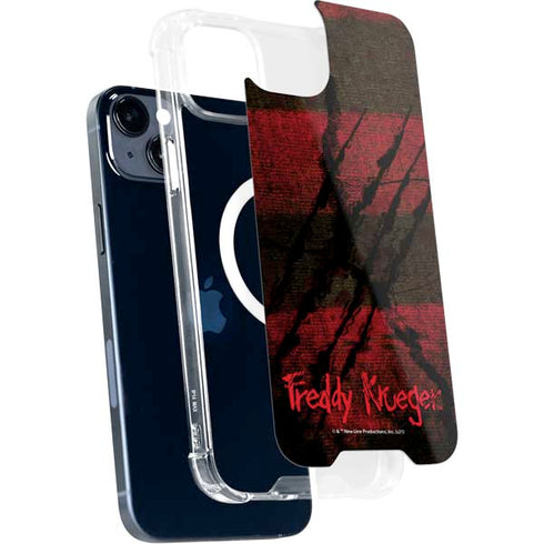 Nightmare on Elm Street Freddy Krueger Scratch iPhone 15 Plus MagSafe Case