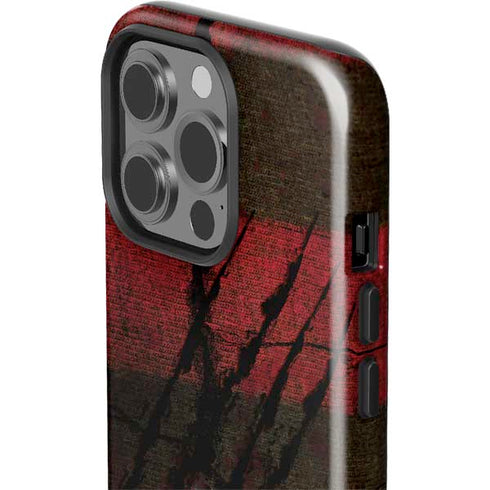 Nightmare on Elm Street Freddy Krueger Scratch iPhone 14 Pro Impact Case