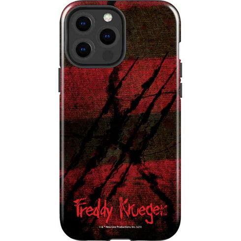 Nightmare on Elm Street Freddy Krueger Scratch iPhone 15 Pro Max Impact Case