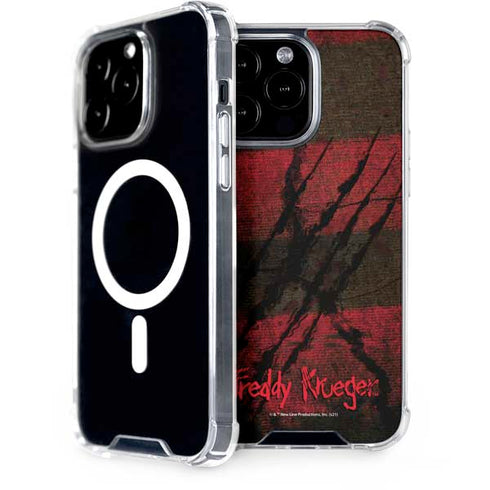 Nightmare on Elm Street Freddy Krueger Scratch iPhone 15 Pro Max MagSafe Case