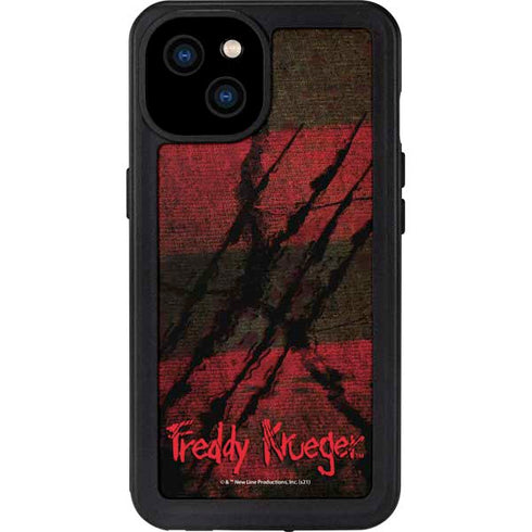 Nightmare on Elm Street Freddy Krueger Scratch iPhone 15 Plus Waterproof Case