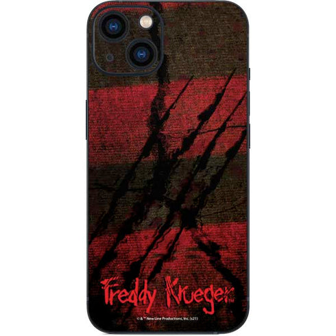 Nightmare on Elm Street Freddy Krueger Scratch iPhone 15 Skin