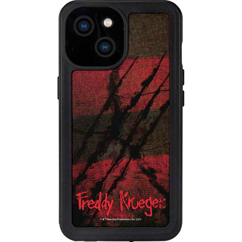 Nightmare on Elm Street Freddy Krueger Scratch iPhone 15 Waterproof Case