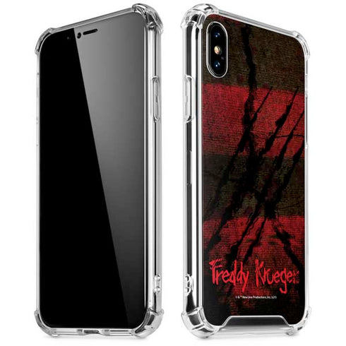 Nightmare on Elm Street Freddy Krueger Scratch iPhone XS Max Clear Case