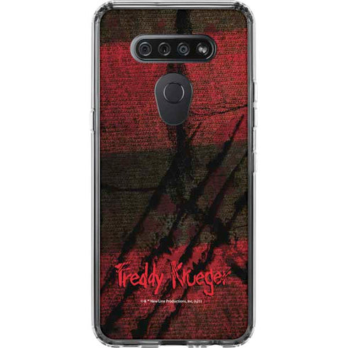 Nightmare on Elm Street Freddy Krueger Scratch LG K51/Q51 Clear Case