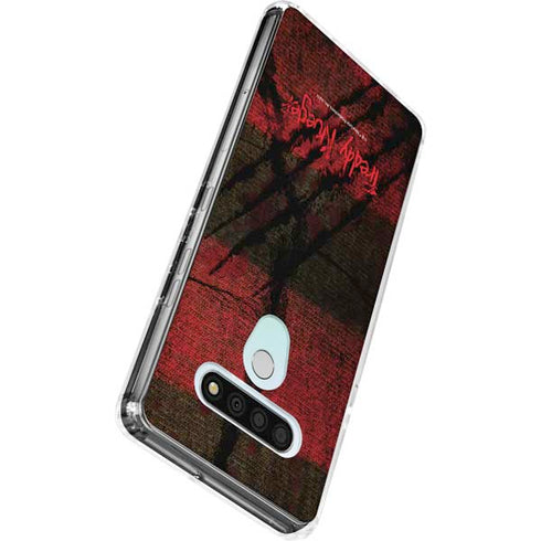 Nightmare on Elm Street Freddy Krueger Scratch LG Stylo 6 Clear Case