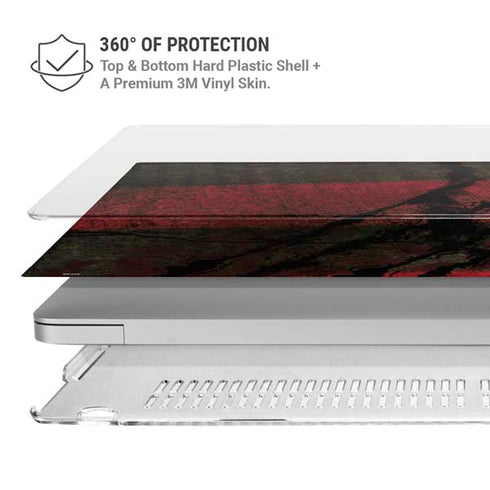 Nightmare on Elm Street Freddy Krueger Scratch MacBook Air 15in (2023-2025) Case plus Skin