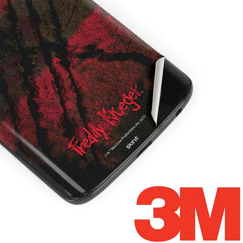 Nightmare on Elm Street Freddy Krueger Scratch Moto G6 Skin