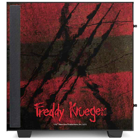 Nightmare on Elm Street Freddy Krueger Scratch NZXT H510 Compact ATX Mid-Tower Case Skin