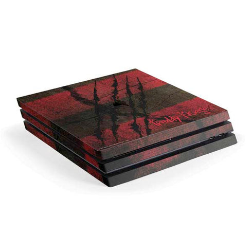Nightmare on Elm Street Freddy Krueger Scratch PS4 Pro Console Skin