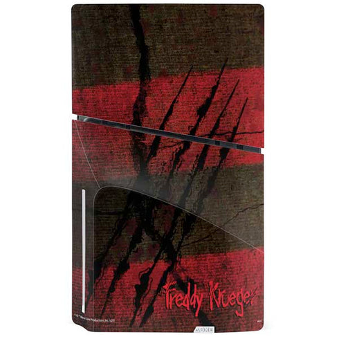 Nightmare on Elm Street Freddy Krueger Scratch PS5 Slim Disk Bundle Skin