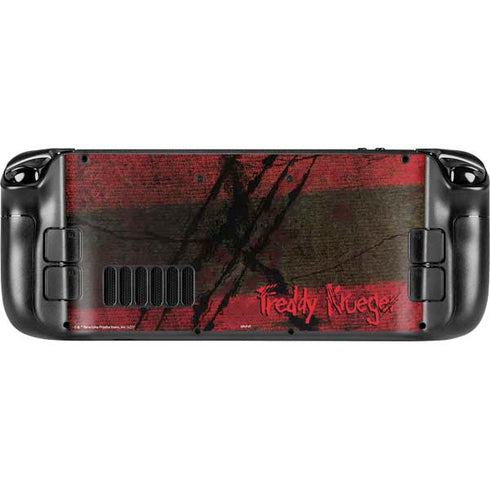 Nightmare on Elm Street Freddy Krueger Scratch Steam Deck Handheld Gaming Computer Skin