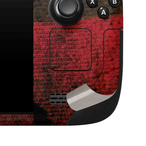 Nightmare on Elm Street Freddy Krueger Scratch Steam Deck Handheld Gaming Computer Skin