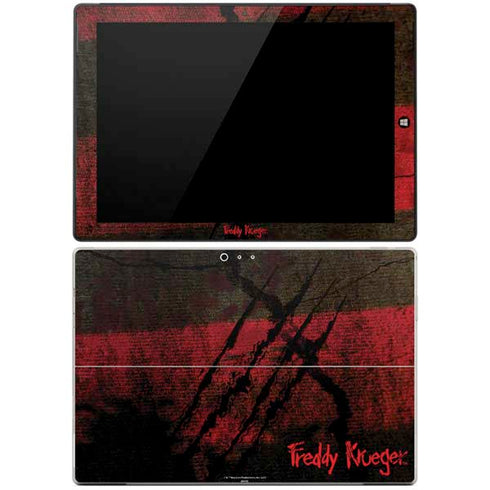 Nightmare on Elm Street Freddy Krueger Scratch Surface Pro 3 Skin