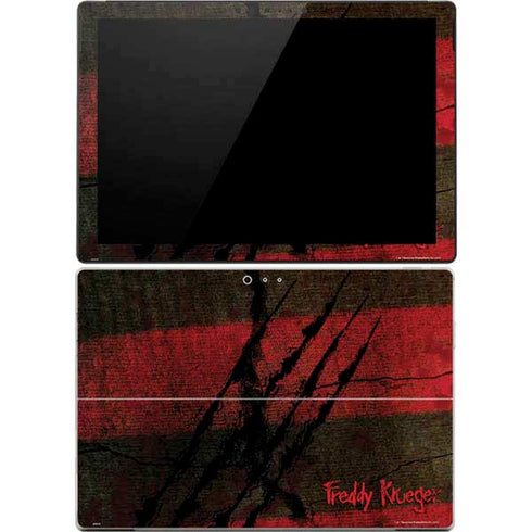 Nightmare on Elm Street Freddy Krueger Scratch Surface Pro 4 Skin