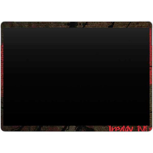Nightmare on Elm Street Freddy Krueger Scratch Surface Pro 9 Skin