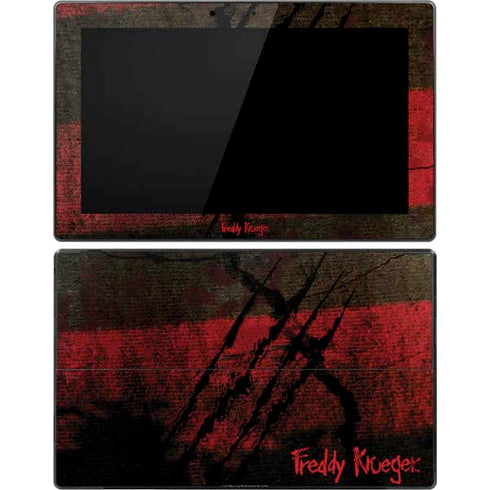 Nightmare on Elm Street Freddy Krueger Scratch Surface Pro Tablet Skin