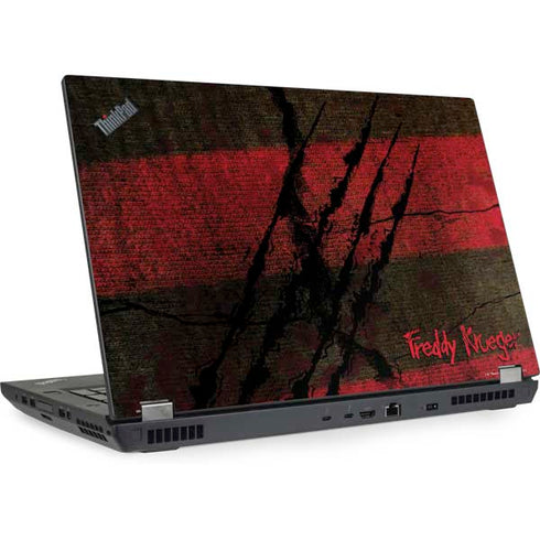 Nightmare on Elm Street Freddy Krueger Scratch Lenovo ThinkPad Skin