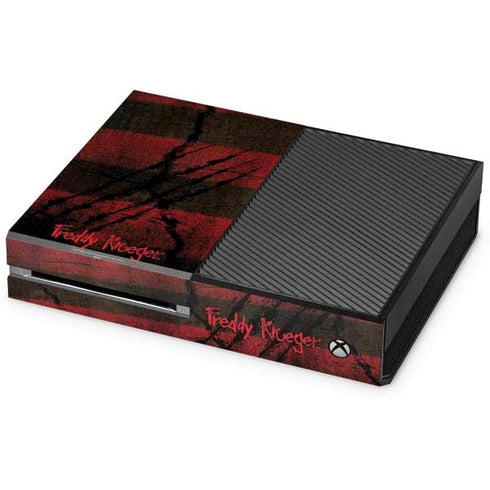 Nightmare on Elm Street Freddy Krueger Scratch Xbox One Console Skin