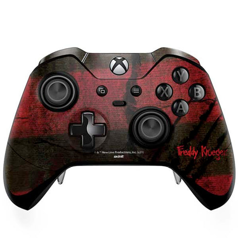 Nightmare on Elm Street Freddy Krueger Scratch Xbox One Elite Controller Skin