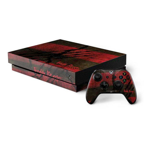 Nightmare on Elm Street Freddy Krueger Scratch Xbox One X Bundle Skin