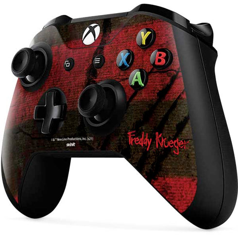 Nightmare on Elm Street Freddy Krueger Scratch Xbox One X Controller Skin