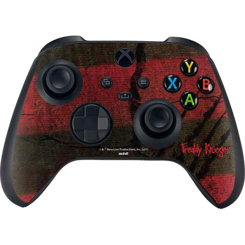 Nightmare on Elm Street Freddy Krueger Scratch Xbox Series X Controller Skin