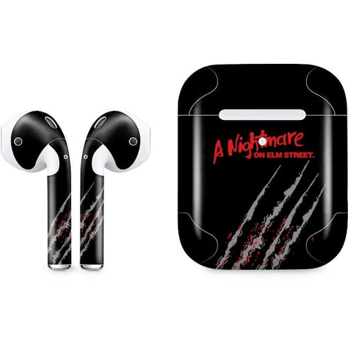 Nightmare on Elm Street Freddy Krueger Slash Apple AirPods 2 Skin