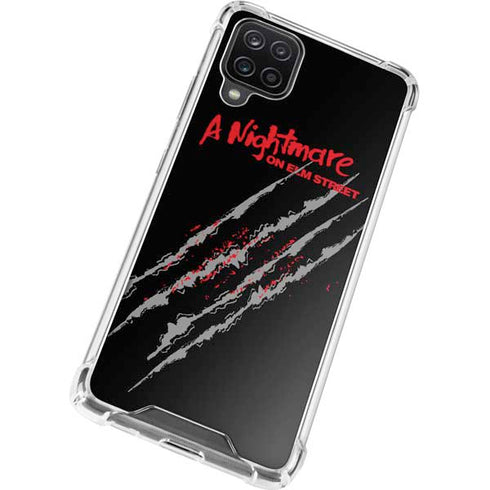 Nightmare on Elm Street Freddy Krueger Slash Galaxy A12 Clear Case
