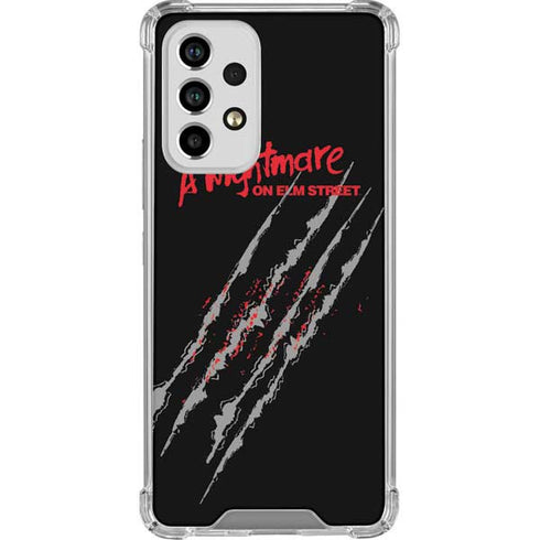 Nightmare on Elm Street Freddy Krueger Slash Galaxy A33 5G Clear Case