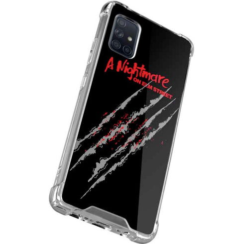 Nightmare on Elm Street Freddy Krueger Slash Galaxy A51 5G Clear Case