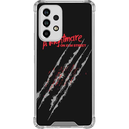 Nightmare on Elm Street Freddy Krueger Slash Galaxy A53 5G Clear Case
