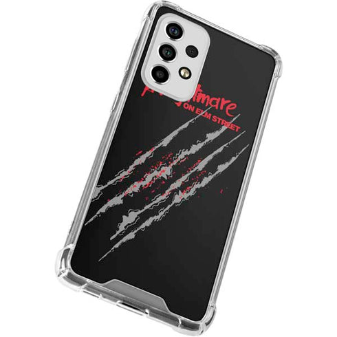 Nightmare on Elm Street Freddy Krueger Slash Galaxy A53 5G Clear Case