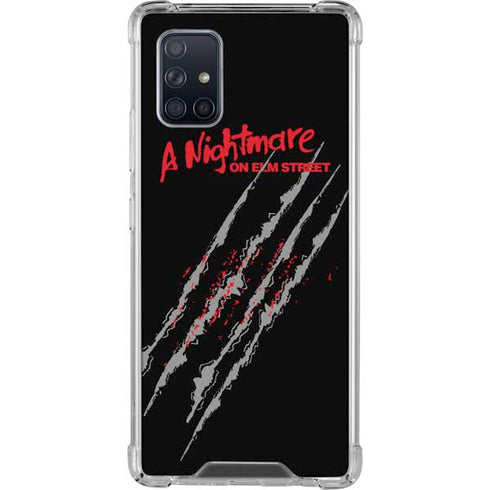 Nightmare on Elm Street Freddy Krueger Slash Galaxy A71 5G Clear Case