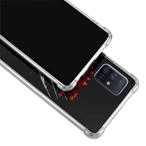 Nightmare on Elm Street Freddy Krueger Slash Galaxy A71 5G Clear Case